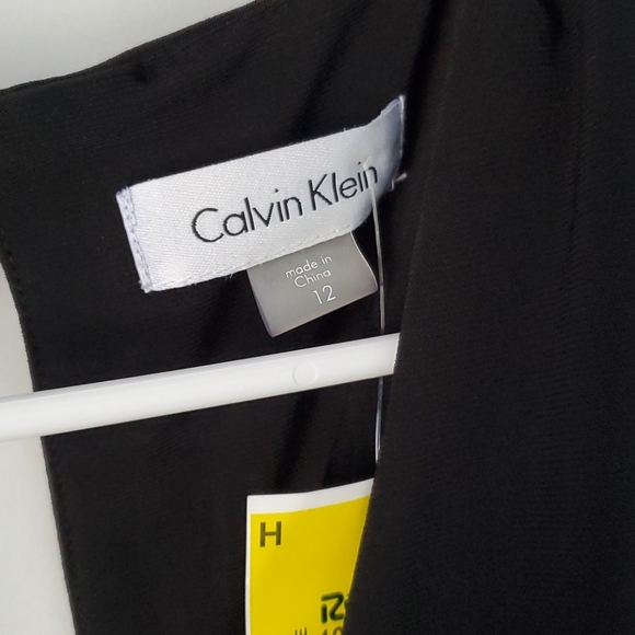 Calvin Klein Shorts Romper, size 12, black, NWT - Picture 3 of 5